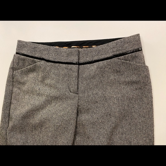 Express Editor pants, black & white tweed. Size 0. - Picture 1 of 5